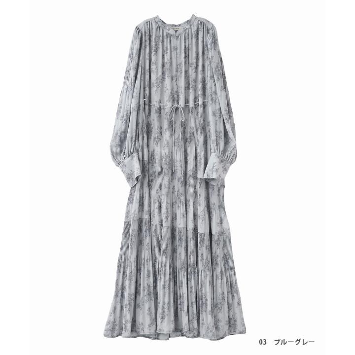 cocodeal フラワープリントプリーツティアードワンピース フラワープリントプリーツティアードワンピース｜PETAL ONLINE（ペタル