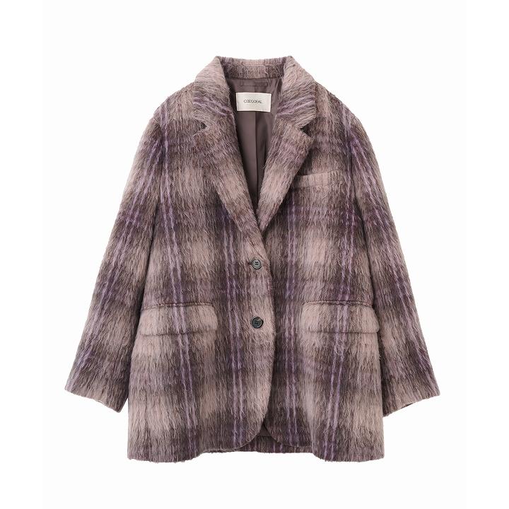 COCODEAL ココディール ウールシャギージャケットサイズ1 ココディール（COCO DEAL） ＼SALE40%OFF+2BUY10%OFFクーポン有／即日