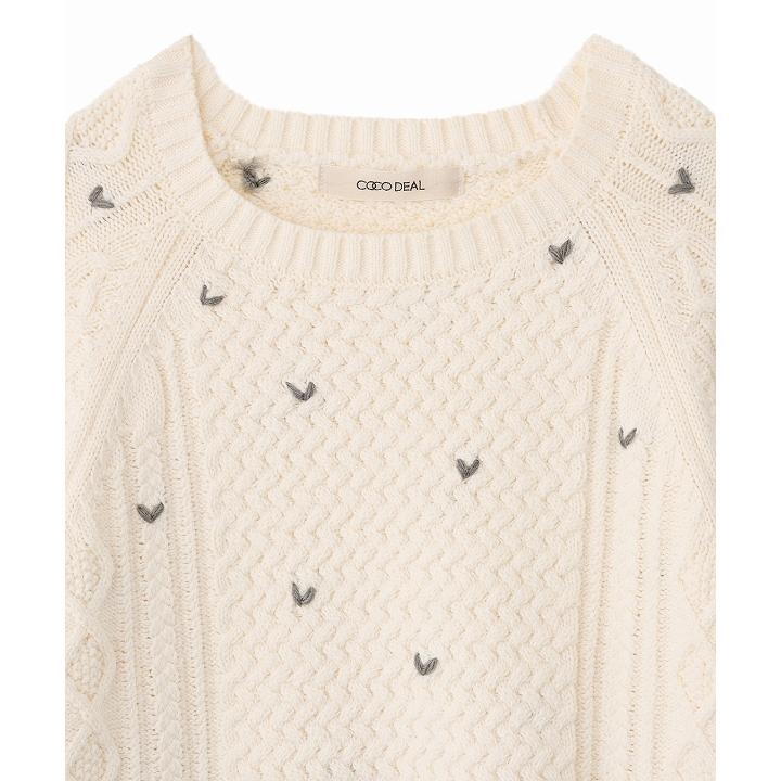 ココディール（COCO DEAL） 即日発送(火曜除く)/COCODEAL ハート刺繍