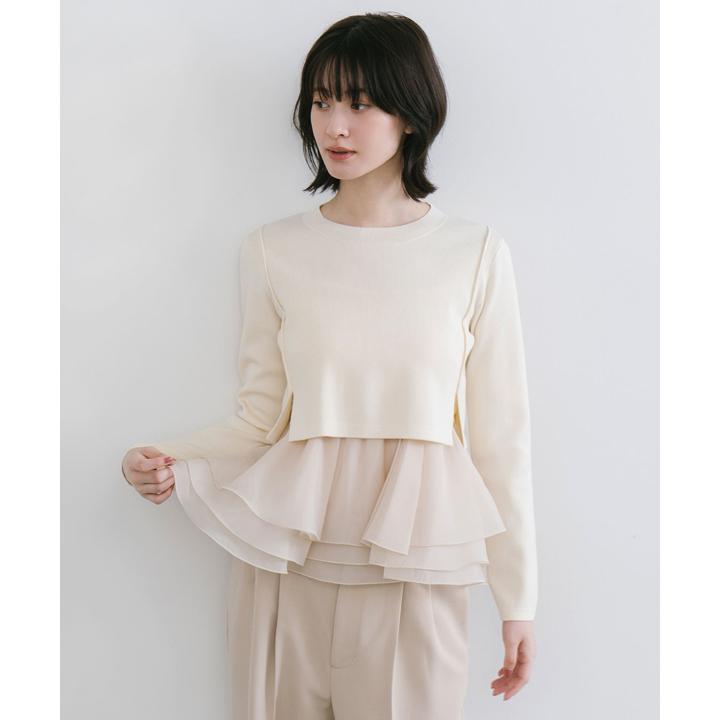 ココディール（COCO DEAL） 【SOLD OUT】COCODEAL ペプラムブラウス