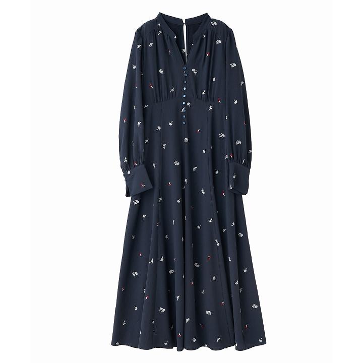 新作新品　ココディール 星柄刺繍 フレアワンピース　サイズ2 フラワー/スター刺繍フレアワンピース｜PETAL ONLINE（ペタルオンライン）