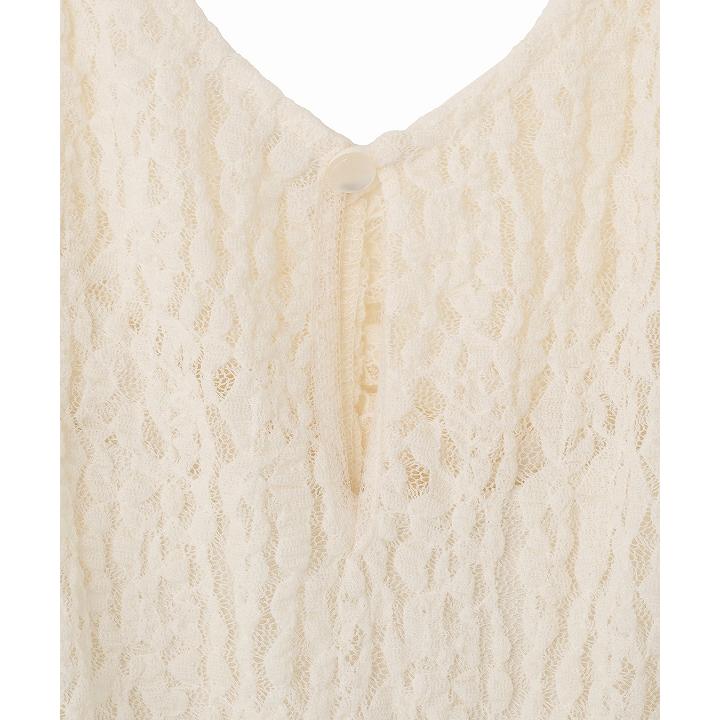 限定値下げ❣️ココディール　ストレッチレースギャザーワンピース　アイボリー ストレッチレースギャザーワンピース｜PETAL ONLINE（ペタルオンライン）