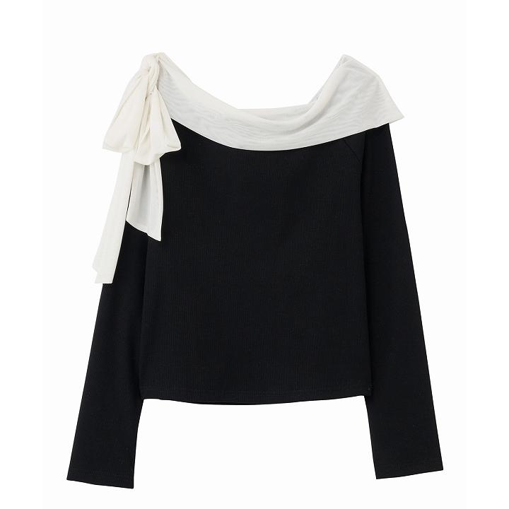 ココディール（COCO DEAL） 土日も即日発送/COCODEAL シアーリボンリブ