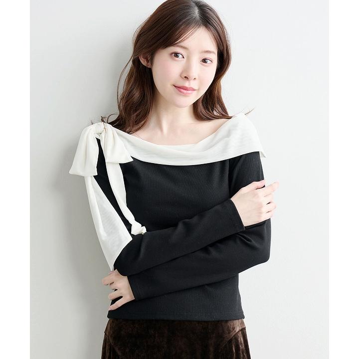 ココディール（COCO DEAL） 即日発送/COCODEAL シアーリボンリブ