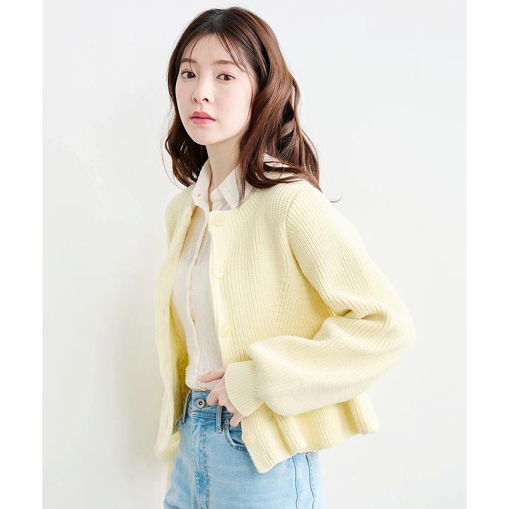 ココディール（COCO DEAL） 即日発送/COCODEAL ペプラムボタンニット