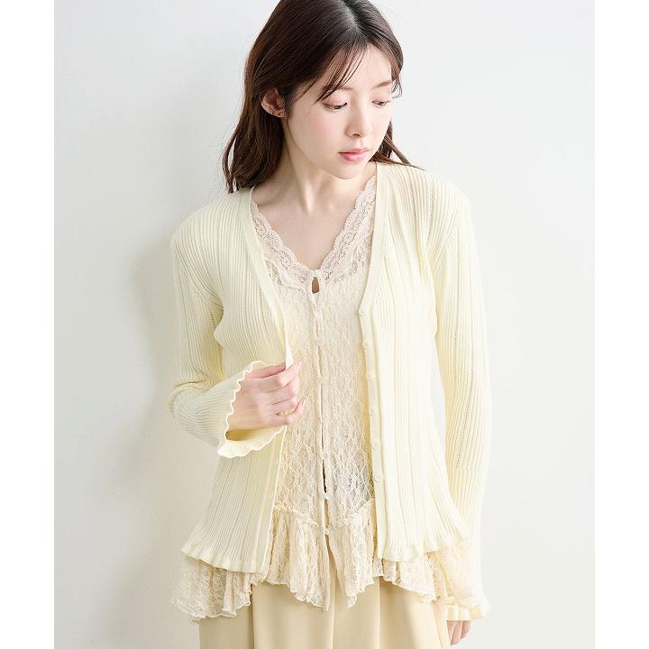 ココディール（COCO DEAL） 予約商品/COCODEAL レースドッキングニット