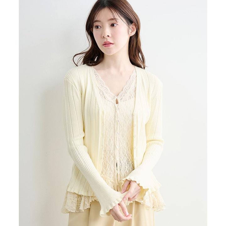 ココディール（COCO DEAL） 予約商品/COCODEAL レースドッキングニット