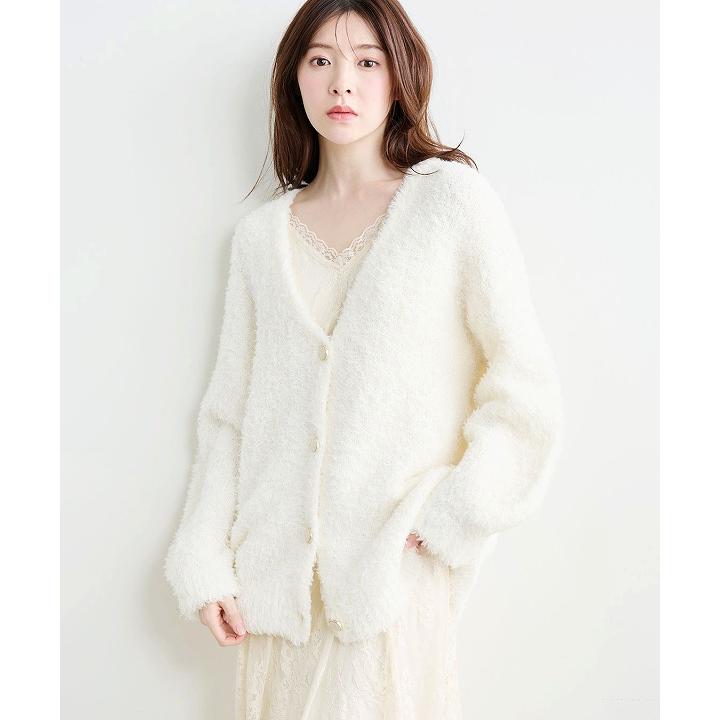 ココディール（COCO DEAL） 即日発送/COCODEAL ニットカーデ×レース