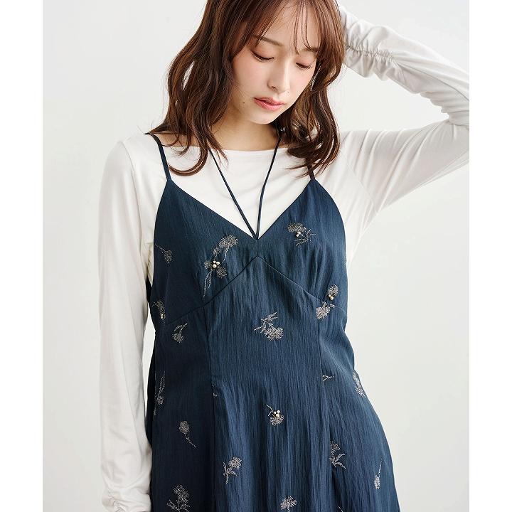 ココディール（COCO DEAL） 即日発送/COCODEAL フラワー刺繍キャミ