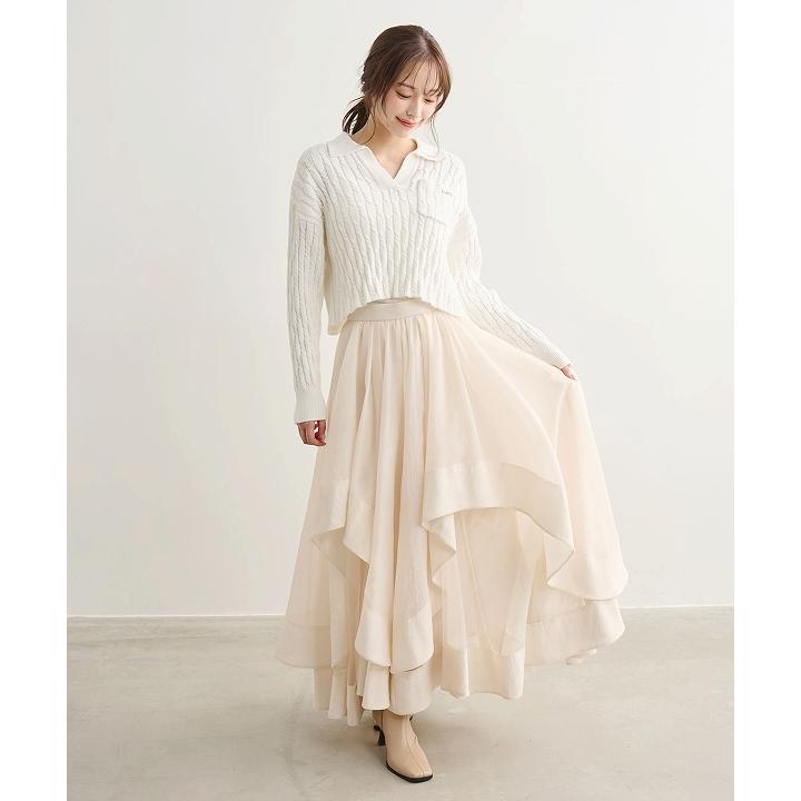 SOLD OUT】予約商品/COCODEAL ココディール ウェーブフレア