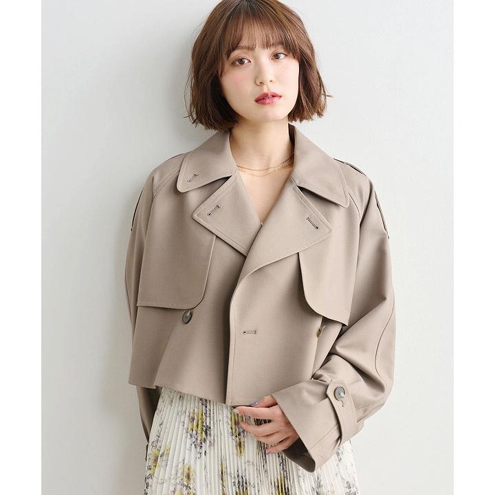 ココディール姉妹ブランド リリアンカラット♡ ショートトレンチコート ショートトレンチコート｜PETAL ONLINE（ペタルオンライン）