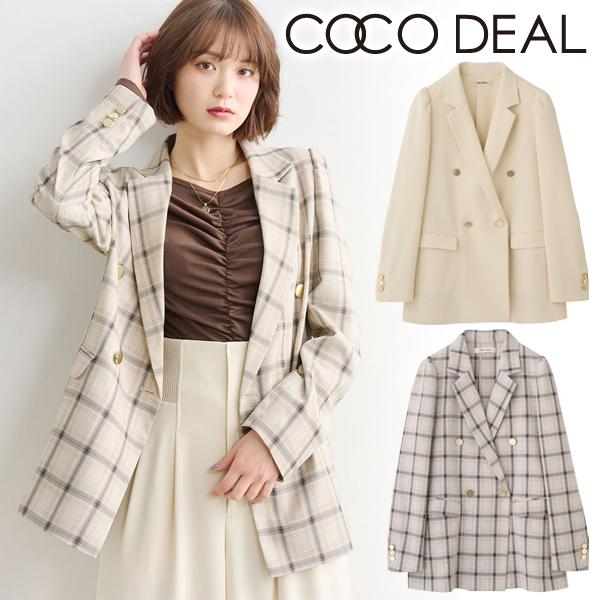 COCODEAL パールディテールテーラードジャケット( beige) ココディール（COCO DEAL） ＼週末限定50%OFF／土日祝も即日発送