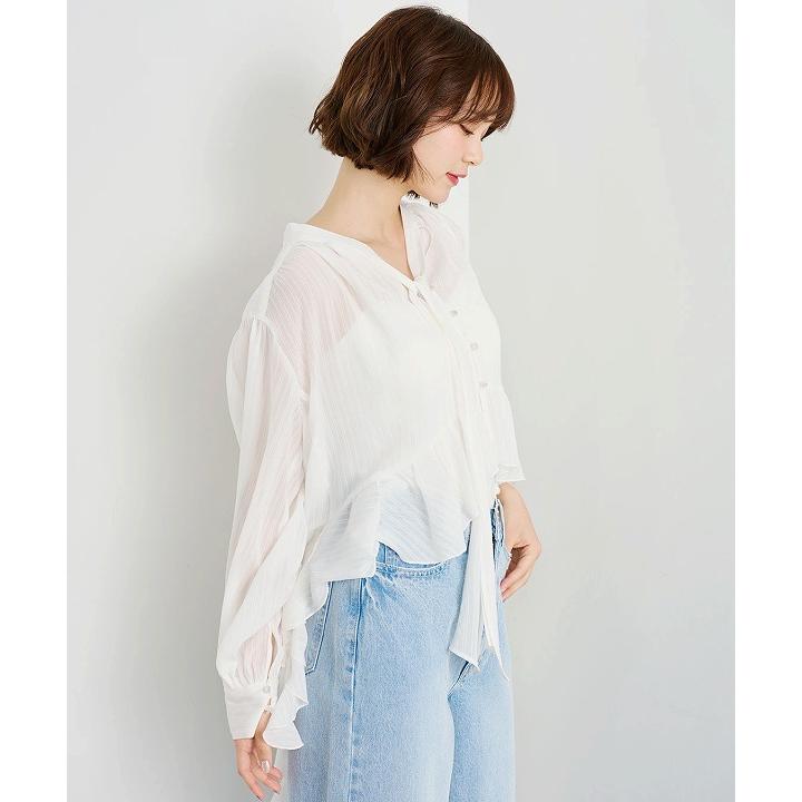 COCO DEAL シアーフリルブラウス セール☆1990円→1490円 シアーフリルブラウス レディース メール便
