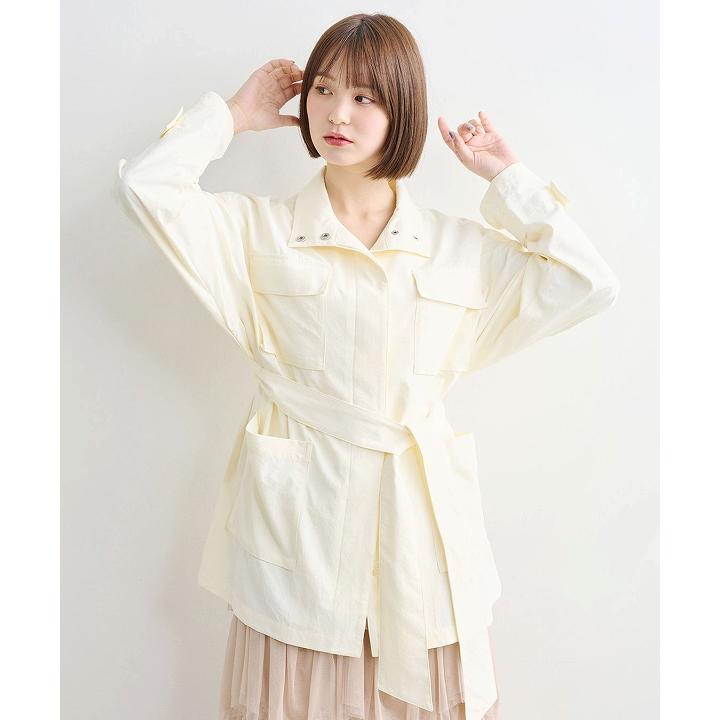 COCODEAL アウトポケットミリタリーコート オフ ココディール（COCO DEAL） ＼SALE30%OFF+2BUY10%OFFクーポン有／土日