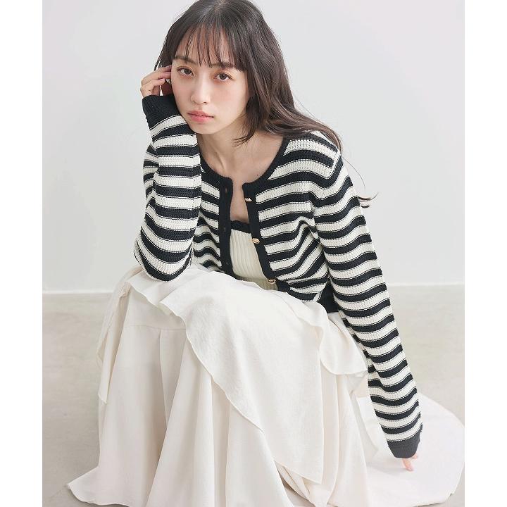 ココディール（COCO DEAL） 【SOLD OUT】COCODEAL 柄編みボーダー