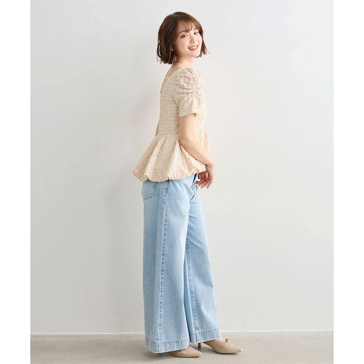 ココディール トップス SOLD OUT】【再入荷】COCODEAL ココディール フリルドレープトップス