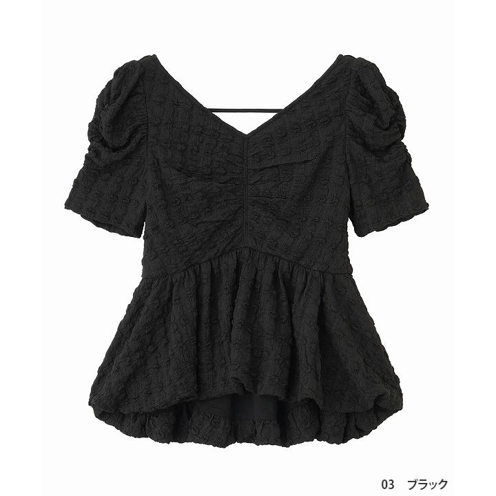COCO DEAL バルーンペプラムカットソートップス ココディール（COCO DEAL） 【SOLD OUT】COCODEAL バルーンペプラム