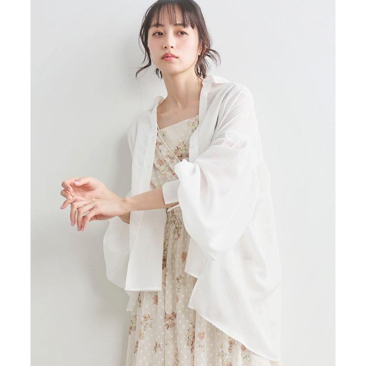 1〜3日以内に発送/COCODEAL ココディール バックスリットボリュームシャツ 76318458  2026春夏の画像