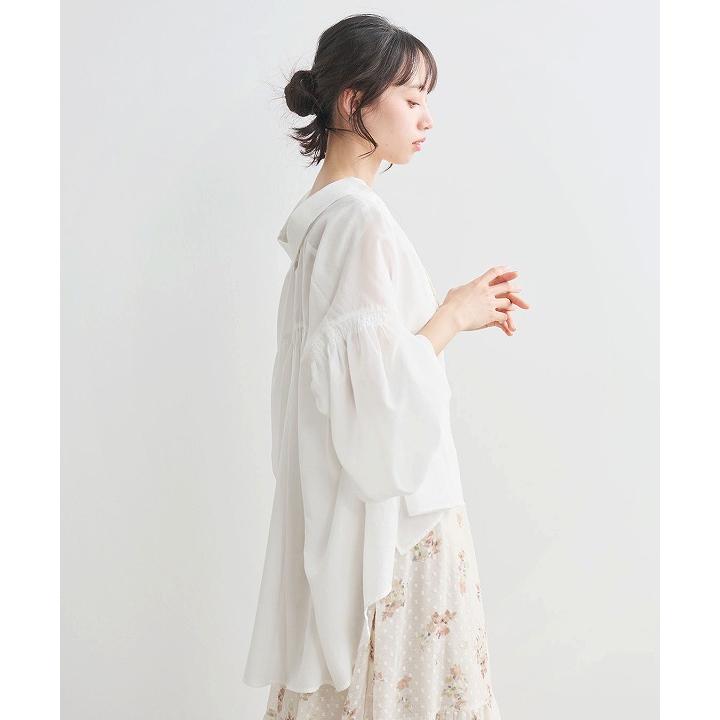 1〜3日以内に発送/COCODEAL ココディール バックスリットボリュームシャツ 76318458  2026春夏の画像
