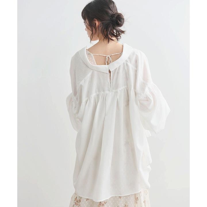 1〜3日以内に発送/COCODEAL ココディール バックスリットボリュームシャツ 76318458  2026春夏の画像