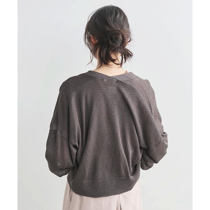 ココディール（COCO DEAL） 予約商品/COCODEAL 片畦Vネックゆるニット