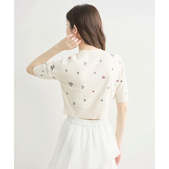 即日発送/COCODEAL ココディール 刺繍ニットカーディガン 76333462  2026春夏の画像
