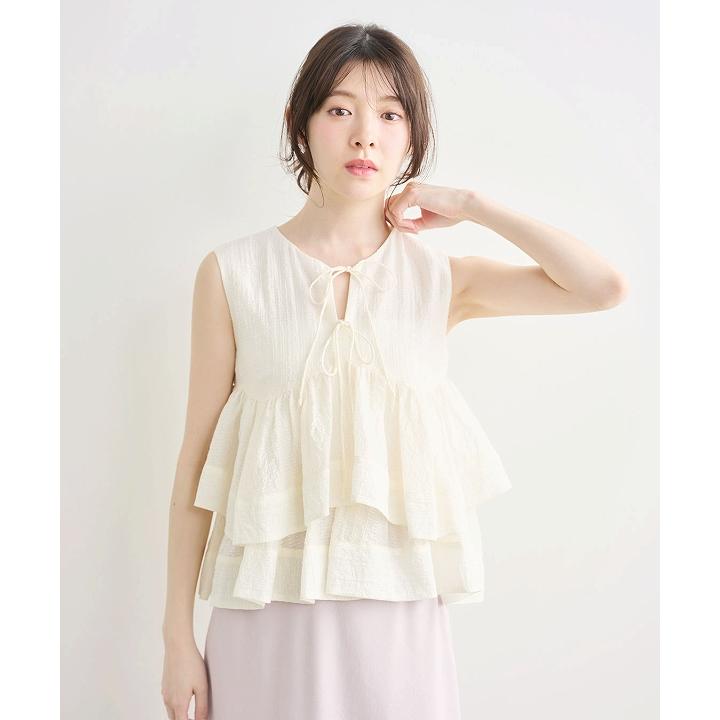 フクレジャガードペプラムブラウス: M-premierBLACK公式通販｜m-i-d e 