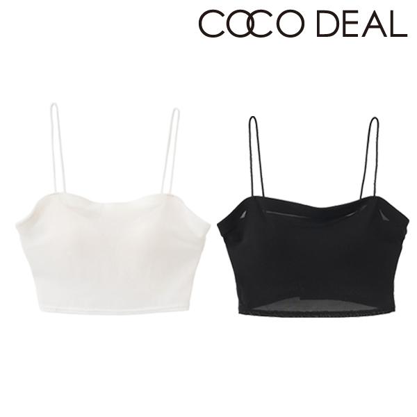 COCO DEAL ギャザーチュールバンドゥブラトップ ココディール（COCO DEAL） 即日発送/COCODEAL メッシュチュール