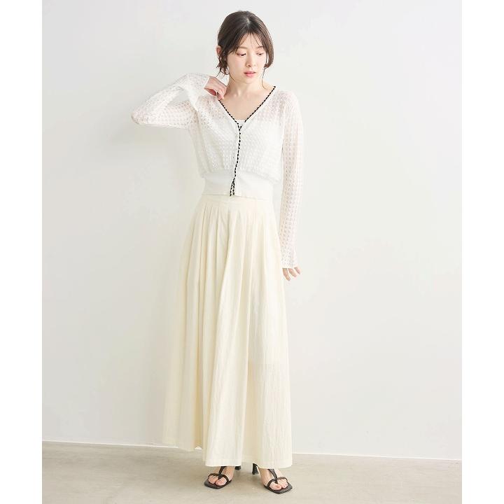 ココディール（COCO DEAL） 【SOLD OUT】COCODEAL 透かし編みVネック
