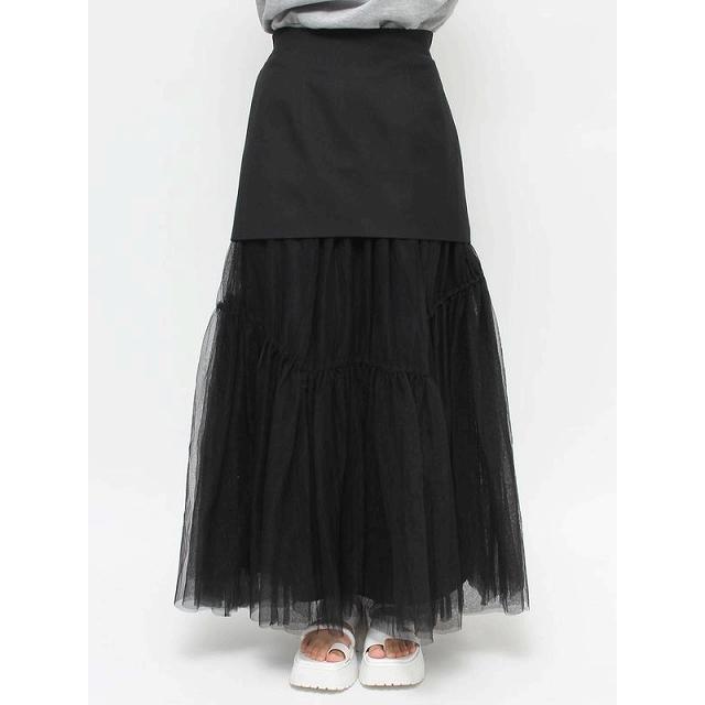 SOLD OUT】＼期間限定15%OFF／ ELENDEEK エレンディーク TULLE LAYERED 