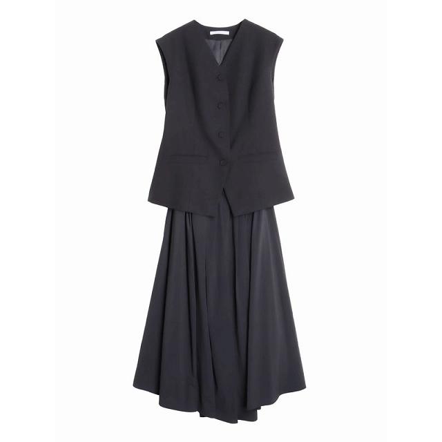 ＼SALE50%OFF／即日発送/ELENDEEK エレンディーク  GILET COMBINATION OP  512540310201  2025秋冬の画像
