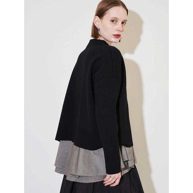 未使用☆タグつきELENDEEK CAMI SET ニット グレー ELENDEEK（エレンディーク） ニット セーター キャミセットサイズ