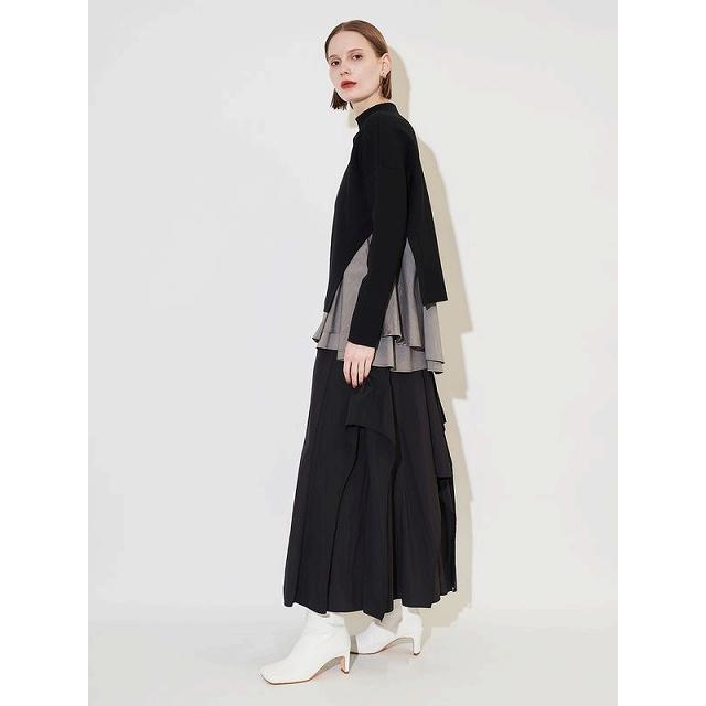 ELENDEEK ★期間限定価格★ CENTER ZIP FLARE OP | ELENDEEK/エレンディーク