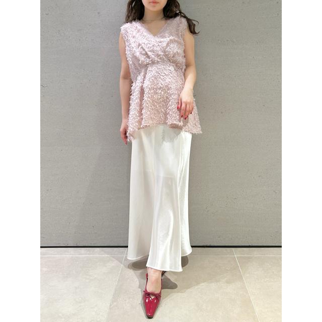 ヴィヴィアンタム VIVIENNE TAM 23SS 麻雀牌柄 パワーネット スカート