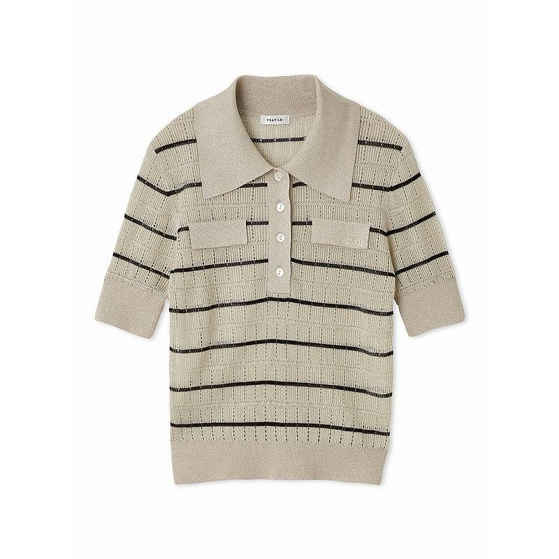 ★FRAY I.D ロゴニット★ 新作！【pierre cardin】ロゴニットプルオーバー | FRAY I.D