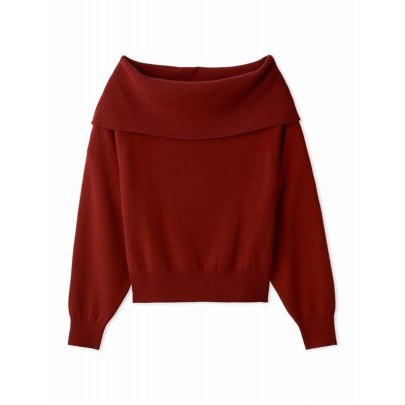 【FRAY I. D】ワイドカラーオフショルダープルオーバー FRAY I.D（フレイアイディー）の「ワイドカラーオフショルダープル