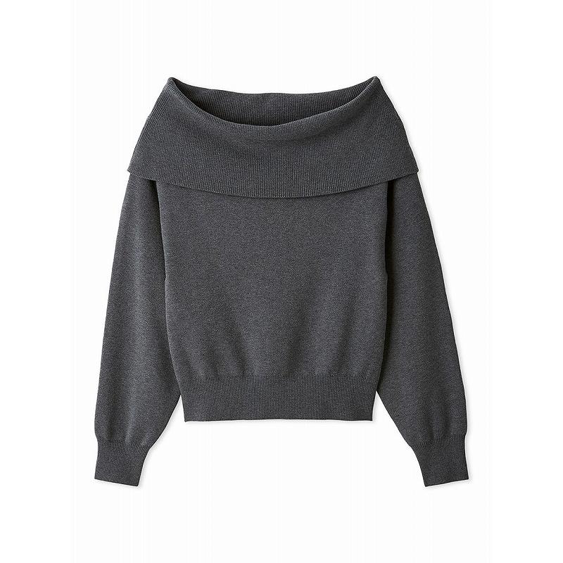 【FRAY I. D】ワイドカラーオフショルダープルオーバー FRAY I.D（フレイ・アイディー） ＼SALE50%OFF+2BUY10%OFFクーポン有