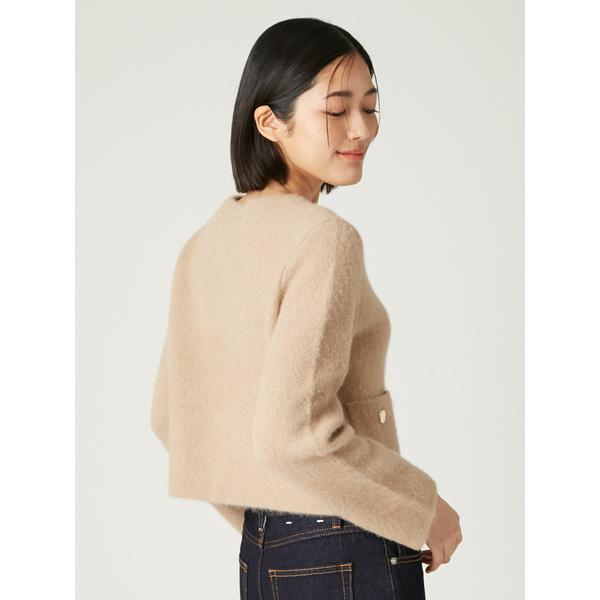 【新品タグ付き】FRAY I.D 2025新作フォックスウールニットジャケット WEB限定カラー】フォックスウールニットジャケット(ニット