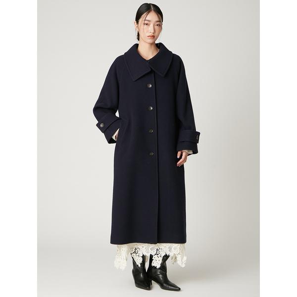 【新品未使用】FRAY I.D ウールリバーバルマカンコート ネイビー 完売色】FRAY I.D ウールリバーバルマカンコート ネイビー - メルカリ