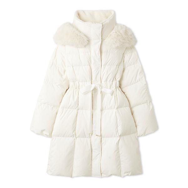 美品 FRAY I.D ロングダウンコート Aライン リボンベルト付 サイズ0 FRAY I.D（フレイ・アイディー） 【SOLD OUT】＼期間限定10%OFF／FRAY