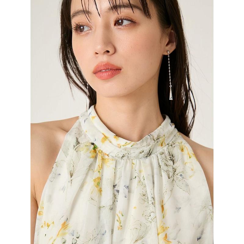 I AM GIA ベージュ・レオパード柄 ホルターネックワンピース FRAY I.D（フレイ・アイディー） ＼期間限定15%OFF／即日発送/FRAY I.D