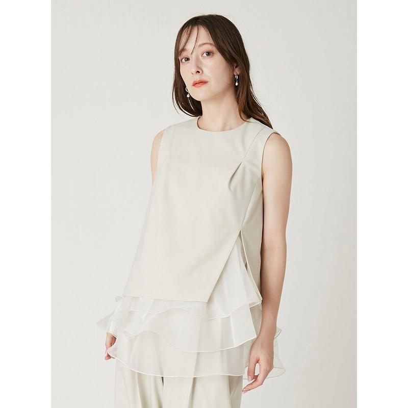 FRAY I.D フレイアイディー ラッフルフリルブラウス FRAY I.D - FRAY I.D ラッフルフリルブラウス フレイ アイディー