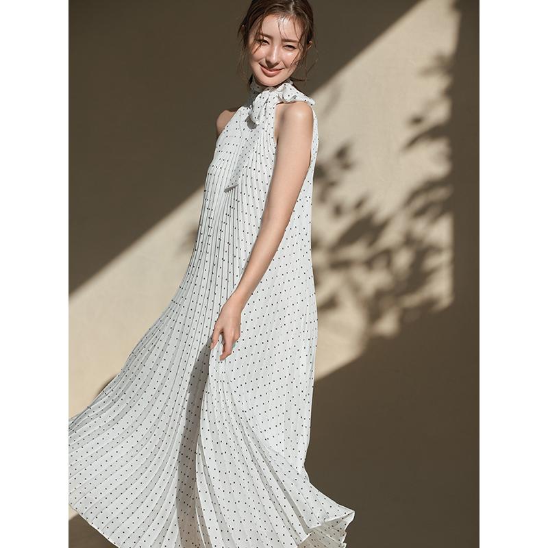 ＼期間限定20%OFF／即日発送/FRAY I.D フレイアイディー 2wayプリーツホルターネックワンピース FWFO262080 2026春夏_17
