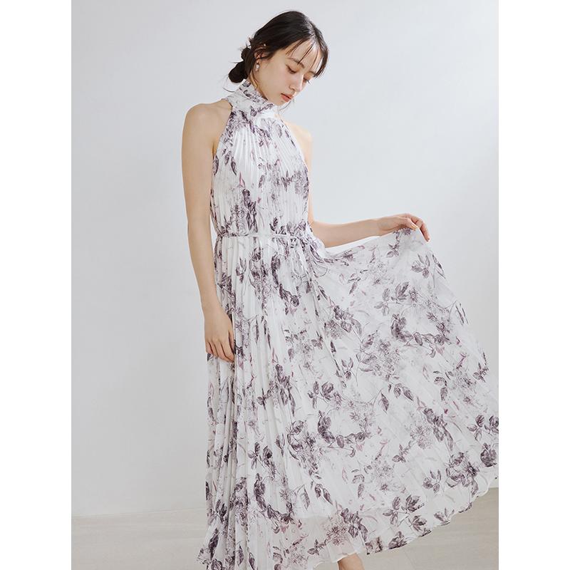 ＼期間限定20%OFF／即日発送/FRAY I.D フレイアイディー 2wayプリーツホルターネックワンピース FWFO262080 2026春夏_18