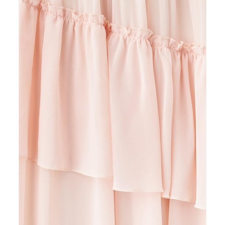 ♡本日まで♡ リリアンカラット ヘムフリルチュールフレアスカート SOLD OUT】追加生産決定/予約商品/LILLIAN CARAT リリアンカラット