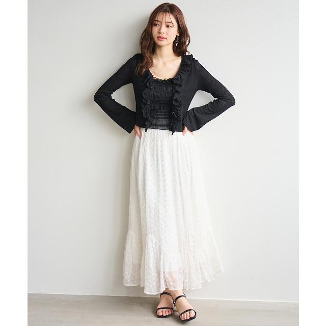 リリアンカラット チュールスカート 再入荷/GWも即日発送/LILLIAN CARAT リリアンカラット ヘムティアード