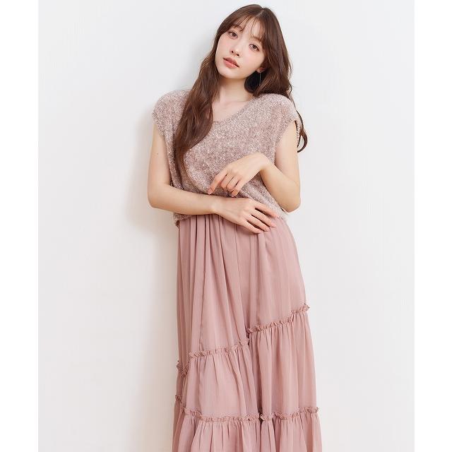 SALE60%OFF／即日発送/LILLIAN CARAT リリアンカラット シャギーベスト