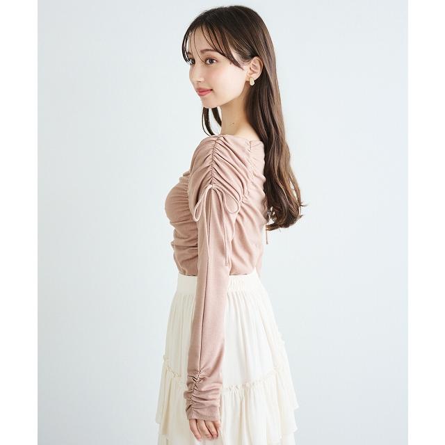 即日発送(火曜除く)/LILLIAN CARAT リリアンカラット ギャザーデザイン