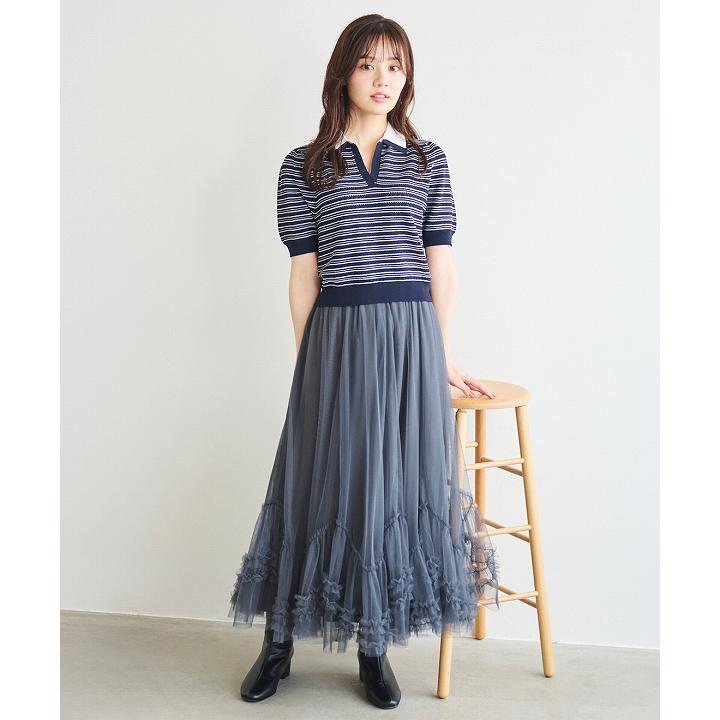 SOLD OUT】LILLIAN CARAT リリアンカラット ヘムフリルチュールフレア