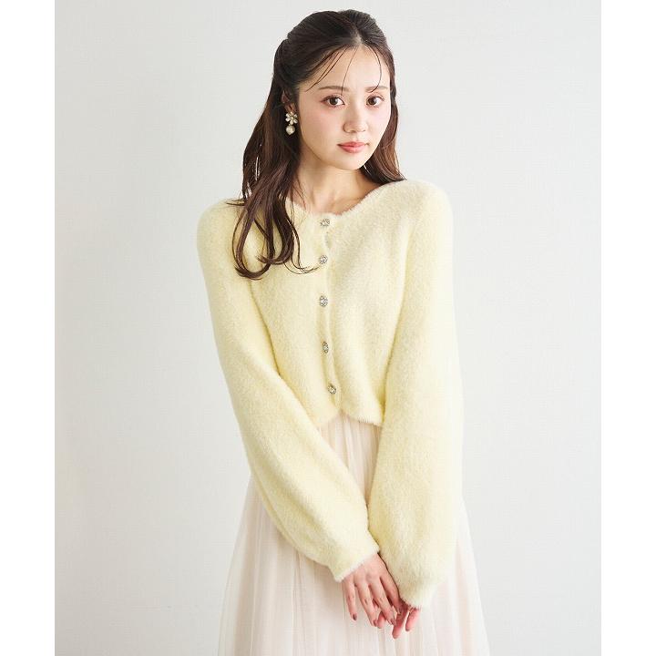 【LILLIAN CARAT】 ニットカーディガン SALE40%OFF／即日発送/LILLIAN CARAT リリアンカラット ショート
